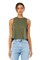 BELLA+CANVAS Racerback Crop Top for Women Gym Wear, Workout, Yoga & Casual Sleeveless Street Style Tank